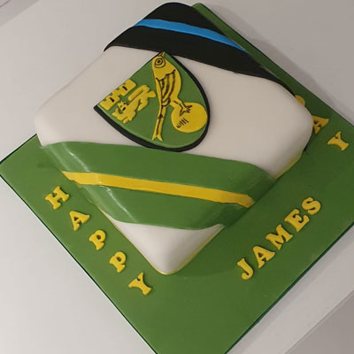 Norwich City FC Birthday Cake